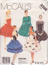 Mc Call&#39;s Pattern 3328 Size 10 Misses&#39; Party Dress 5 Variations - £2.35 GBP