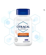 CITRACAL Petites: Calcium Citrate with Vitamin D3, 200 Coated Caplets, e... - £5.37 GBP