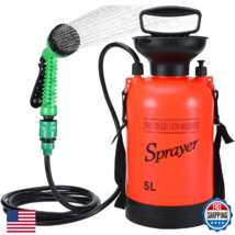 Finderomend Portable Camping Shower w/ 7 Spray Modes, Hand Pressurized - $56.18