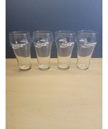 4 Vtg Enjoy Coke Coca Cola Soda Pop 16 Oz Clear 6&quot; Drink Glass 1970s - €7,73 EUR
