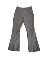 Anthropologie MAEVE Womens Pants Gray Seamed Flare Stretch Sz 12 - £25.22 GBP