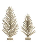 Glittered Tinsel Pine Tree (Set of 2) - $54.82