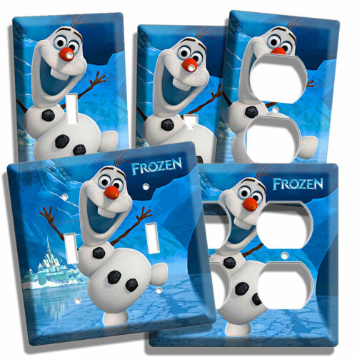 DISNEY FROZEN SNOWMAN OLAF KIDS BEDROOM LIGHT SWITCH OUTLET PLATES ROOM ... - $5.99+