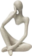 Chicrosa Sandstone Resin Thinker Style Abstract, Sandstone - Left Reverie - $39.99