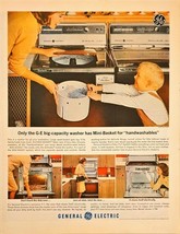 General Electric GE Big Capacity Handwashables Mom Son-1964 Vintage Prin... - $14.50 CAD