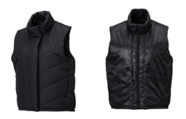 New Nike Women&#39;s Reversible Therma Fit Repel Golf Vest Sz M Black Jacket Puffer - £54.04 GBP
