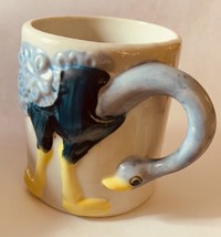 J.S.N.Y Vintage Taiwan Ceramic Animal Mug 3D Ostrich Handle Children  EUC - £9.97 GBP