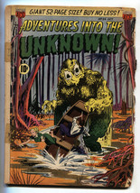 Adventures Into The Unknown #24-Pre-code horror-Swamp creature-comic Book - $135.80