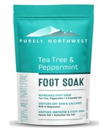 Epsom Salt Tea Tree Foot Soak Toenail Repair Softens Thick Calluses Corns  - $33.52