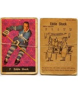 1961/62 Parkhurst Eddie Shack Card #7 Toronto Maple Leafs - $14.92