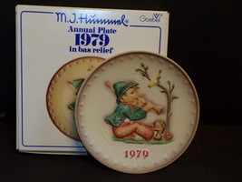 Antique M.I. Hummel Goebel Singing Lesson 1979 Annual Plate #272 TMK5 - $6.93
