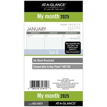 2025 AT-A-GLANCE (063-685Y) Monthly Planner Refill Loose-Leaf Portable S... - $17.80