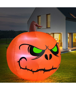 4 Ft Halloween Blow up Inflatable Pumpkin Decoration-Lighted Halloween I... - $695.80 MXN