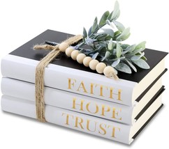 Decorative Hardcover Quote Books,Black And White Decoration Books, Farmhouse - £31.66 GBP