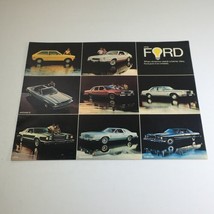 1978 Ford Pinto Fiesta Specifications Dealership Car Auto Brochure Catalog - $6.37