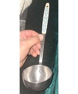 VTG &quot;BLUE CORNFLOWER&quot; HANDLE STAINLESS STEEL Ladle Spoon Corning Ware Style - $16.82