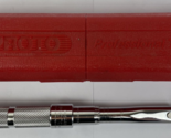 Proto J6064AB  1/2&quot; Drive Ratcheting Head Torque Wrench w Instructions &amp;... - £92.78 GBP