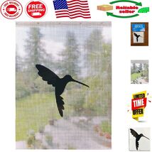 Reusable Hummingbird Screen Door Decals - Stylish Safety for Kids and Pets - $812.19 MXN