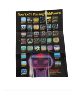 NOS Vtg 80s Original Nintendo Entertainment System NES Video Game Poster... - $79.15