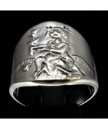 Sterling silver Zodiac ring Virgo The Ambitious Virgin Horoscope symbol ... - $80.00