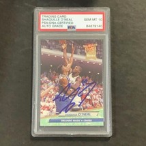 1992-93 Fleer Ultra RC #328 Shaquille O&#39;Neal Signed Card PSA Slabbed Auto 10 Mag - £319.67 GBP