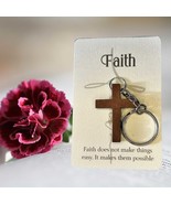 Faith Keychain | Christian Cross Keyring | 5 Designs | Enamel &amp; Metal | ... - $5.00
