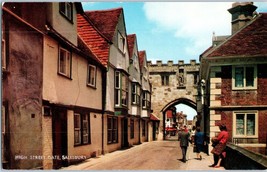 High Street Gate Salisbury United Kingdom Postcard - £5.90 GBP