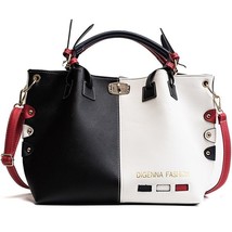 European American Style Leather Handbags Women Bag High Quality Casual Female Ba - £40.22 GBP