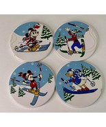 DISNEY 4 Coaster Set Mickey Donald Pluto Collectible Disneyanna New - $281.30 MXN