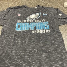 Fanatics NFL Pro Line Philadelphia Eagles 2018 Super Champions Shirt Men’s L - £11.69 GBP