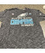 Fanatics NFL Pro Line Philadelphia Eagles 2018 Super Champions Shirt Men... - £11.89 GBP