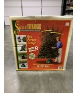 Swivel Straight One Minute Christmas Tree Stand 20&quot; Base Supports Trees 10&#39; - $88.83