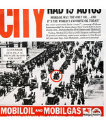 1937 Mobil Gas And Oil Socony Easter Parade NYC Advertisement Mobilgas D... - €60,79 EUR