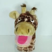 Geppeddo Giraffe Hand Puppet Realistic Face  Plush Doll 12” Soft Teacher... - $19.79