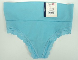 Secret Treasures Women&#39;s Sexy Lace Wideband Blue Thong - XS (0-2) - New w/ Tag - £4.67 GBP
