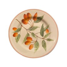 Oneida Sakura BERRY FIELDS Salad Dessert Plate Bright Orange Berries Stoneware - $11.88