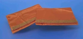 VTG 40s Lot of 2 Silk Lingerie Hosiery Bag Brocade Trim Granny Core PIN UP Era - £24.58 GBP