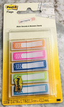 Post-it-“Writable” Flags.(100)-Sticks Securely/Removes Cleanly:0.47x1.7In. - £7.65 GBP