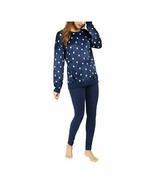 Jenni Faux Fur Tunic &amp; Leggings Pajama Set (X-Large, Navy Star) - $30.09