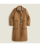 J.Crew Sz 8 Toggle Coat Italian Fall Blanket Wool Cashmere Soft Brown $5... - £75.51 GBP
