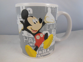 Disney Mickey Mouse Coffee Tea cup Mug Laugh Giggle Ha Ha Excellent - $9.89