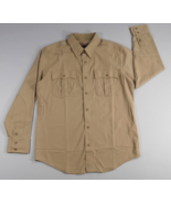 511 Tactical Tan Wool Performance Long Sleeve Button Front Shirt Mens La... - £34.04 GBP