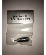 Mini Jack to RCA Phono Plug (Brand New Sealed) Rare / Hard To Find - $147.32 MXN