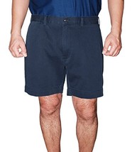 Polo Ralph Lauren Men&#39;s Classic Fit Flat Front 6&quot; Chino Shorts (38W, Aviator Nav - £22.66 GBP