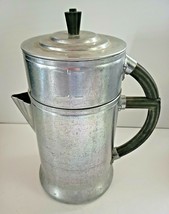 NO. 2206 WEAR-EVER VINTAGE ALUMINUM COFFEEPOT 6 CUP - £23.23 GBP