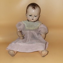 12&quot; Vtg Ideal Plassie Doll : Open &amp; Close Eyes- patent 225207 - £27.24 GBP