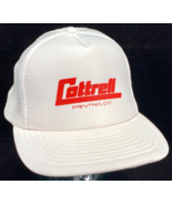 Vtg Cottrell Printing Co Hat-Snapback Mesh Trucker Cap-White - €12,90 EUR