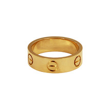 Cartier 18k Yellow Gold Love Band Ring 6 mm_size 60 - $1,349.00