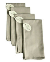 Cypress Home Fabric Napkins in Set of 4 Easy Care 19x19&quot; 100% Cotton Tau... - $20.29