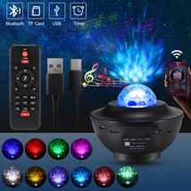 Galaxy Projector Starry Sky Night Light Ocean Star Party Speaker Led Lamp Remote - £47.08 GBP